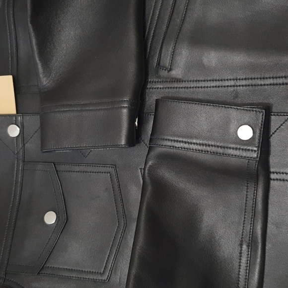 NWT Michael Kors Collection Lamb Leather Jacket - Picture 7 of 8